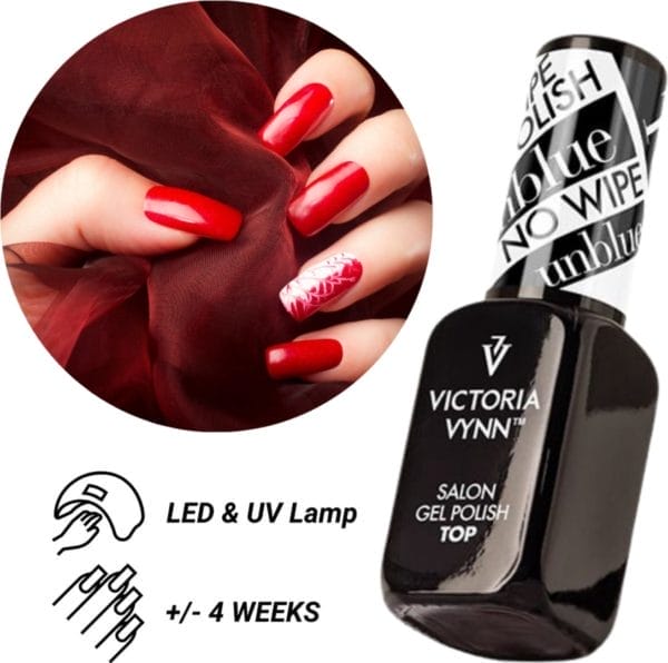 Guap� top coat | no wipe high shine | geen blauwe gloed | victoria vynn unblue | uv blocker top gel | uv filter top coat | gellak | acryl nagels | nagellak | biab | 8ml top coat unblue