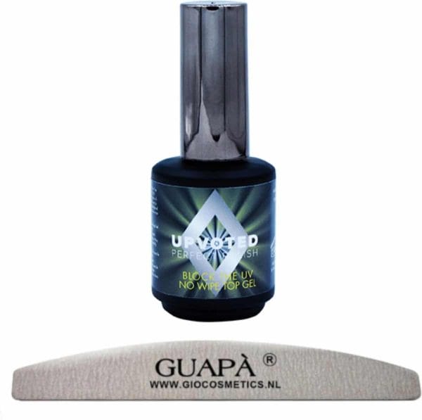 GUAP� Top Gel van professionele kwaliteit | Geen vergeling of blauwe gloed | High Shine Glans |Gellak | Acryl | Nagellak | 5 ml