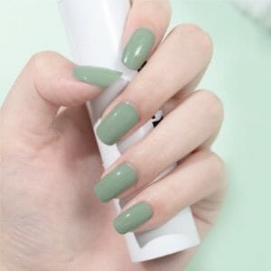 Gel Nagel Wrap, Groen, Solid Green, Geen UV Lamp nodig, Gel Nagels