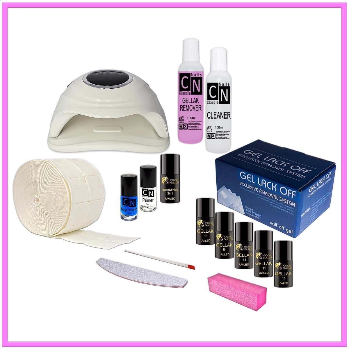 Gel nagellak starters set - groot Gel nagellak starters set - groot