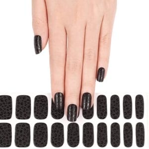 Gel Nail Wraps - Gel Nagel Wraps - Gel Nail Stickers - Gel Nagel Folie - UV lamp - Black Leopard