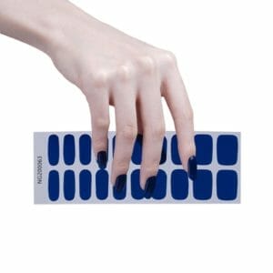 Gel Nail Wraps - Gel Nagel Wraps - Gel Nail Stickers - Gel Nagel Folie - UV lamp - Dark Blue