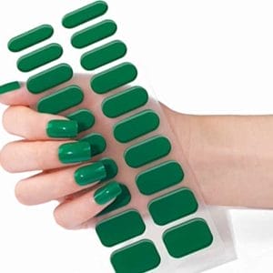 Gel Nail Wraps - Gel Nagel Wraps - Gel Nail Stickers - Gel Nagel Folie - UV lamp - Green