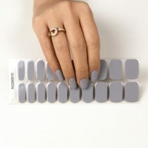 Gel Nail Wraps - Gel Nagel Wraps - Gel Nail Stickers - Gel Nagel Folie - UV lamp - Light Grey