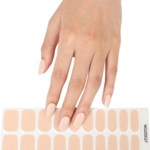 Gel Nail Wraps - Gel Nagel Wraps - Gel Nail Stickers - Gel Nagel Folie - UV lamp - Nude