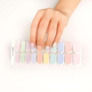 Gel Nail Wraps - Gel Nagel Wraps - Gel Nail Stickers - Gel Nagel Folie - UV lamp - Pastel Mix