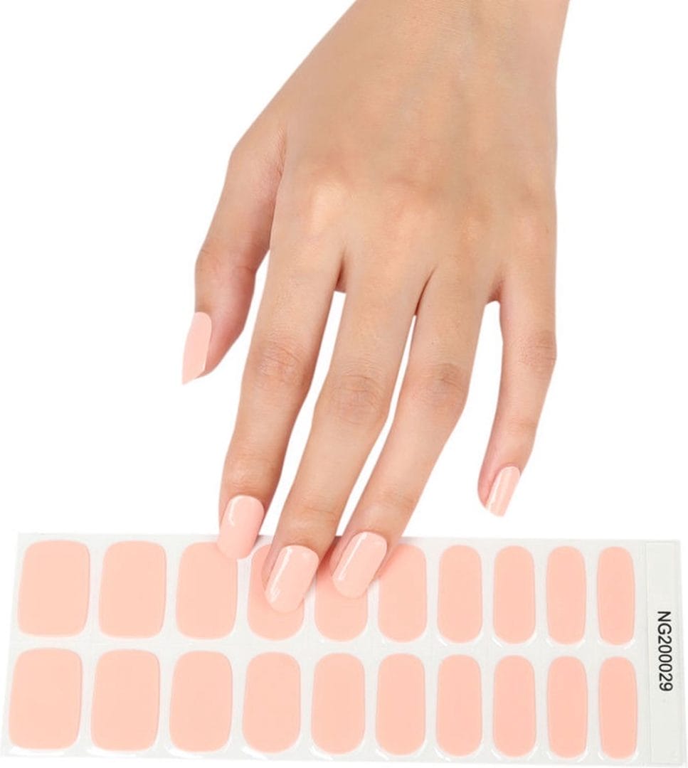 Gel nail wraps - gel nagel wraps - gel nail stickers - gel nagel folie - uv lamp - peach Gel nail wraps - gel nagel wraps - gel nail stickers - gel nagel folie - uv lamp - peach