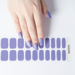 Gel Nail Wraps - Gel Nagel Wraps - Gel Nail Stickers - Gel Nagel Folie - UV lamp - Purple