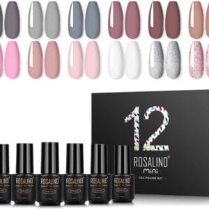 Gel Polish Set OR - voor Manicure 7 ml. - 12 Stuks - Uv Kleuren, kleurcode 12-12 - Gel Nagellak Semi Permanente Hybrid - Nail Art Gel Lak set & Kits RATC12-12