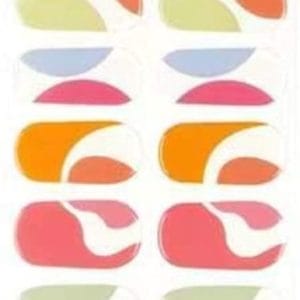 Gel lak nagelstickers sunny swirls | nail wraps | multi color | art nails | UV nail wraps - Gel nail stickers - Nail stickers - Gel nagel wraps - UV nagel wraps - Gel nagel stickers - Nagel wraps - Nagel stickers print art