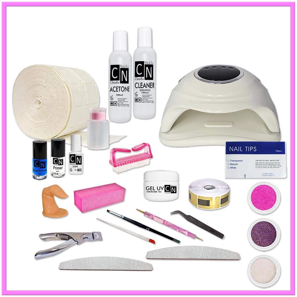 Homezie Polygel kit - Gellak starterspakket - Complete set - Gellak