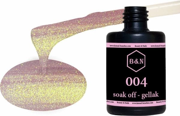 Gellak - 004 - 15 ml | B&N - soak off gellak