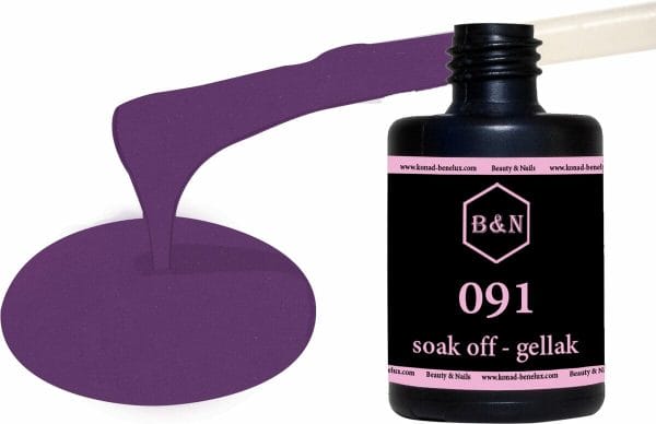 Gellak - 091 - 15 ml | B&N - soak off gellak