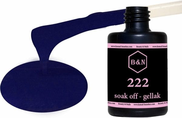 Gellak - 222 - 15 ml | B&N - soak off gellak