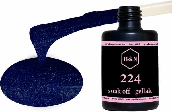 Gellak - 224 - 15 ml | B&N - soak off gellak