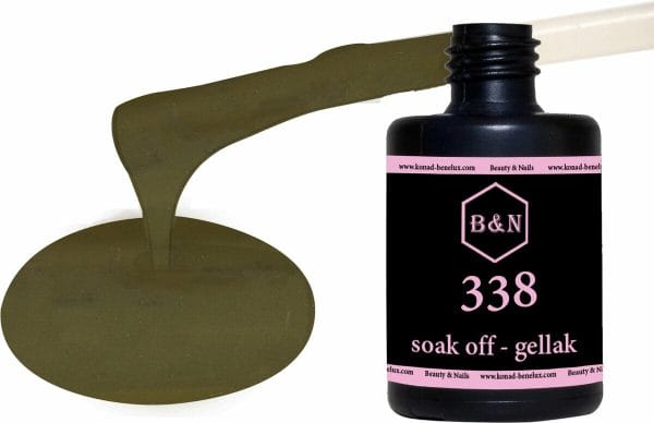 Gellak - 338 - 15 ml | B&N - soak off gellak