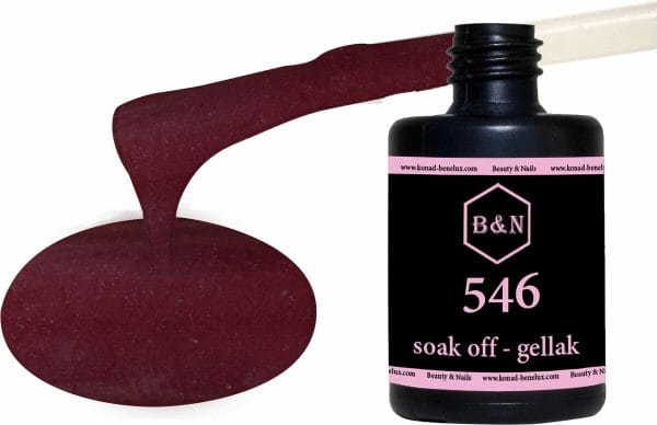 Gellak - 546 - 15 ml | B&N - soak off gellak