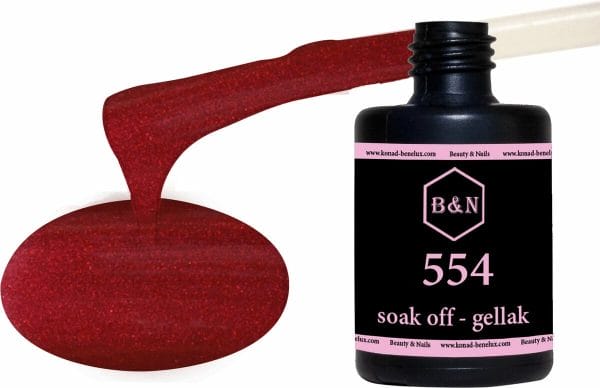 Gellak - 554 - 15 ml | B&N - soak off gellak
