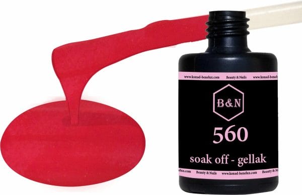 Gellak - 560 - 15 ml | B&N - soak off gellak