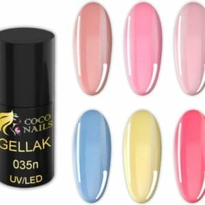 Gellak 6-delige set-pastel kleuren-gel nagellak-summer edition-gelpolish