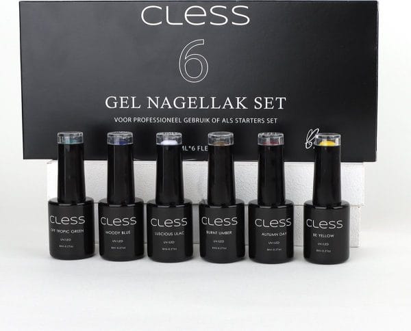Gellak - 6 kleuren - 8ml - Fall - Gel nagellak set - Vegan & Qruelty Free