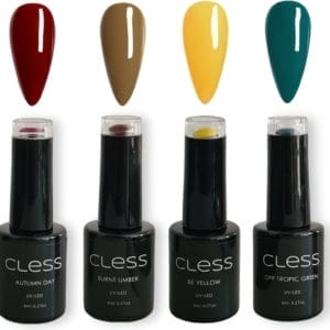 Gellak - 6 kleuren - 8ml - extravaganza - gel nagellak set - vegan & qruelty free - luxe verpakking
