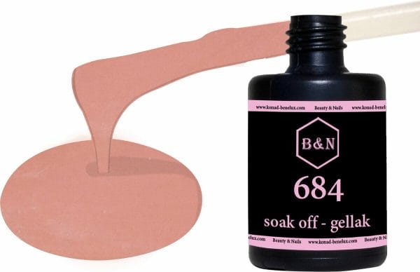 Gellak - 684 - 15 ml | B&N - soak off gellak