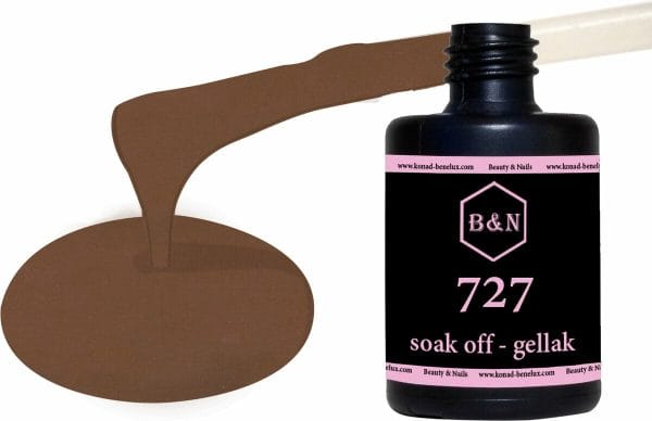 Gellak - 727 - 15 ml | B&N - soak off gellak