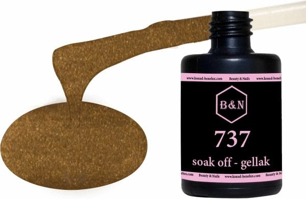 Gellak - 737 cateye gold - 15 ml | B&N - soak off gellak