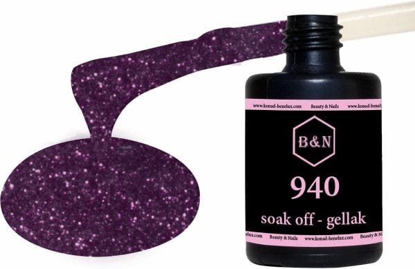 Gellak - 940 - 15 ml | B&N - soak off gellak