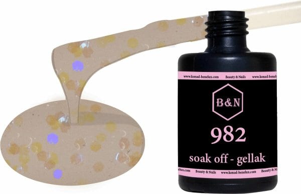 Gellak - 982 - 15 ml | B&N - soak off gellak