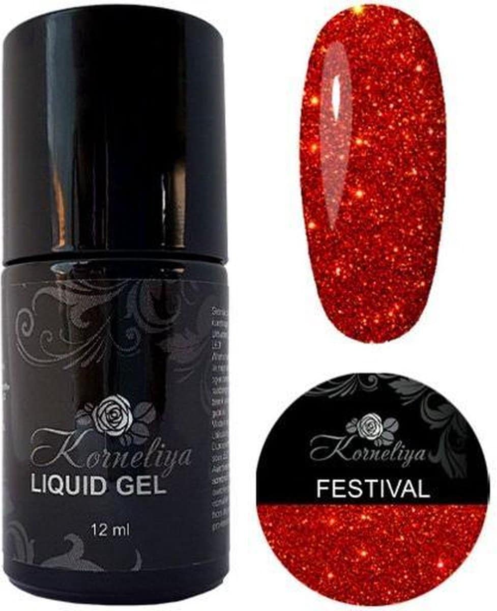Gellak - korneliya liquid gelpolish moulin rouge festival 12ml Gellak - korneliya liquid gel moulin rouge festival 12ml