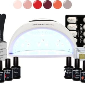 Gellak - MEANAIL® Kit Sphere UV/LED lamp 48w - 6 kleuren Cruelty Free - Gel nagellak