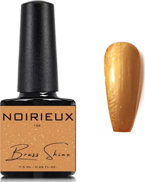 Gellak - noirieux® premium gellak - nagellak - gel nagellak - 7. 5ml - brass shine - koper -brons