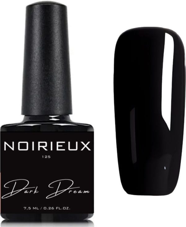 Gellak - noirieux® premium gellak - nagellak - gel nagellak - 7. 5ml - dark dream - black