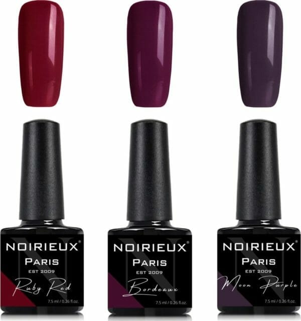 Gellak - NOIRIEUX® Premium Gellak - Nagellak - Gel nagellak - Dark Edition Set