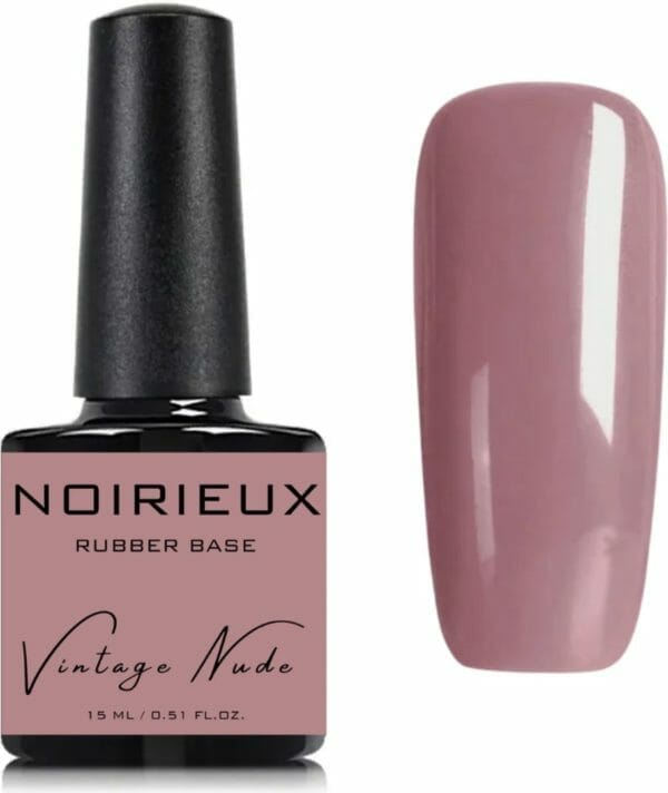 Gellak rubber base - noirieux® premium gellak - nagellak - gel nagellak - 7. 5ml - vintage nude