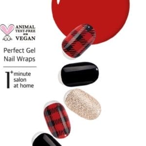 Gellak Sticker Edgeu Red blanked Check