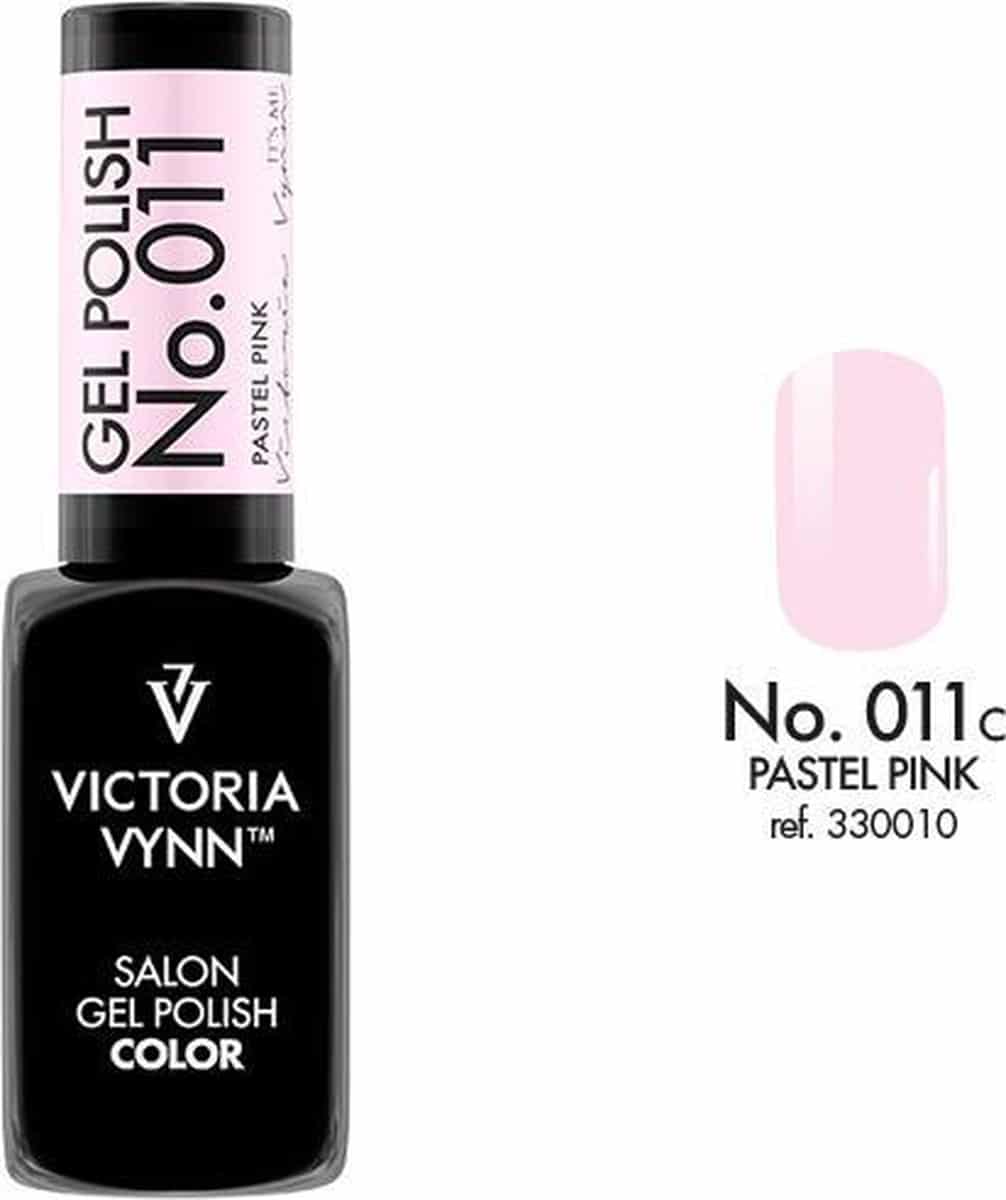Gellak Victoria Vynn™ Gel Nagellak - Salon Gel Polish Color 011 - 8 ml. - Pastel Pink
