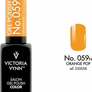 Gellak Victoria Vynn™ Gel Nagellak - Salon Gel Polish Color 059 - 8 ml. - Orange Pop
