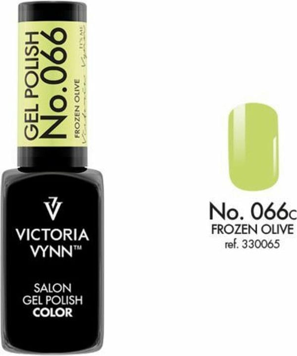 Gellak Victoria Vynn™ Gel Nagellak - Salon Gel Polish Color 066 - 8 ml. - Frozen Olive