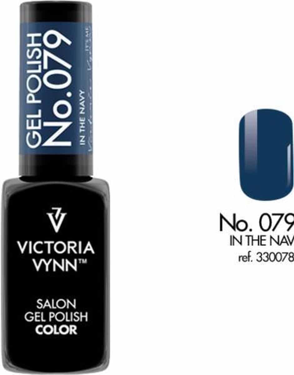 Gellak Victoria Vynn™ Gel Nagellak - Salon Gel Polish Color 079 - 8 ml. - In The Navy