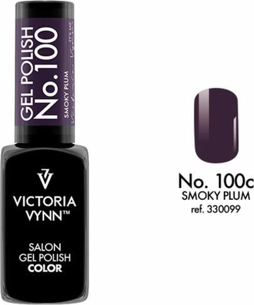 Gellak Victoria Vynn™ Gel Nagellak - Salon Gel Polish Color 100 - 8 ml. - Smoky Plum