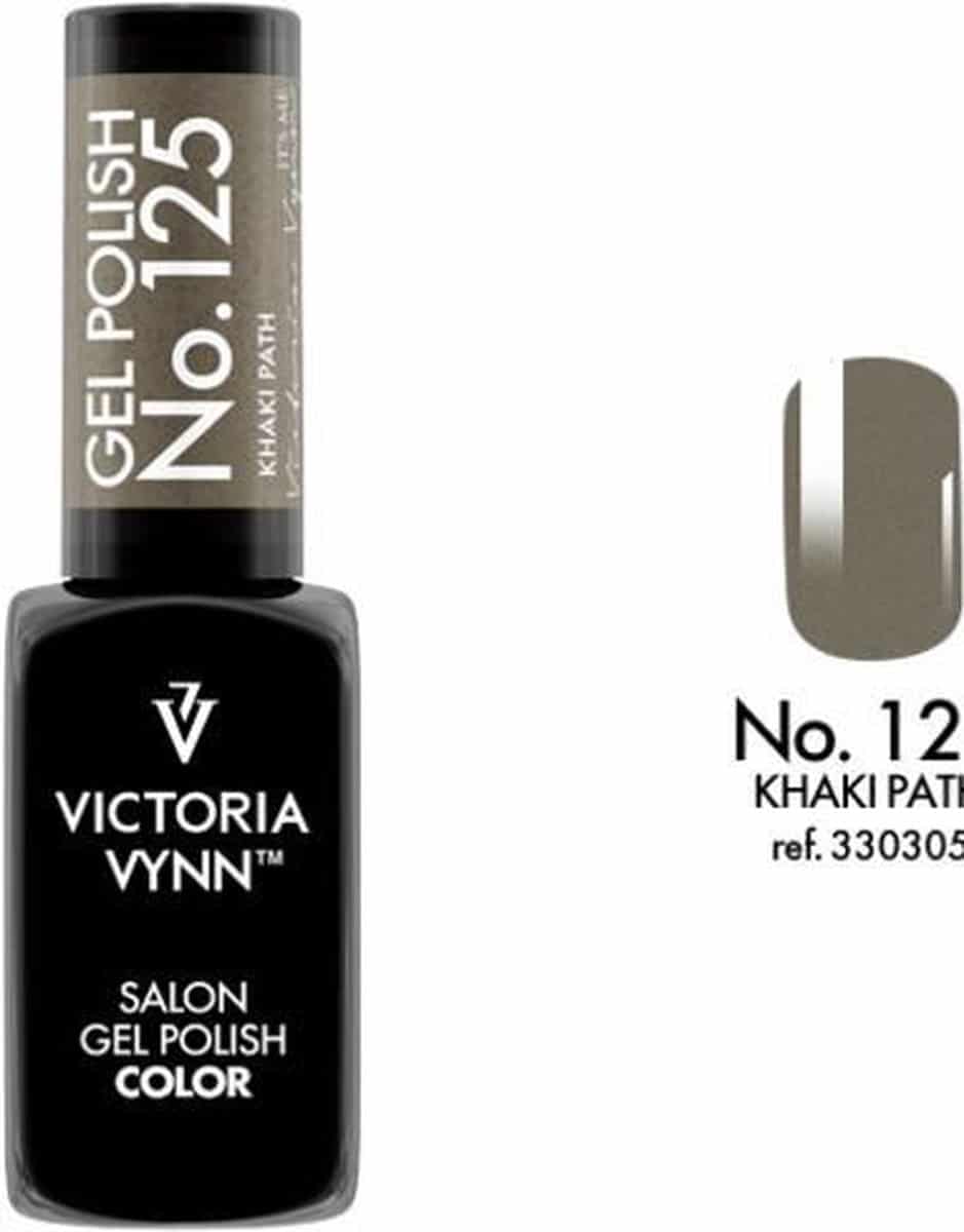 Gellak Victoria Vynn™ Gel Nagellak - Salon Gel Polish Color 125 - 8 ml. - Khaki Path