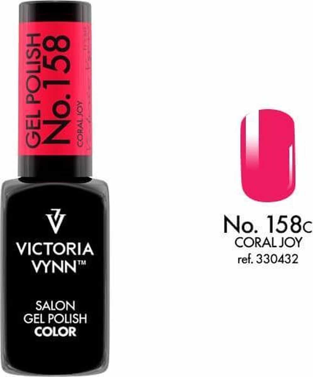 Gellak Victoria Vynn™ Gel Nagellak - Salon Gel Polish Color 158 - 8 ml. - Coral Joy