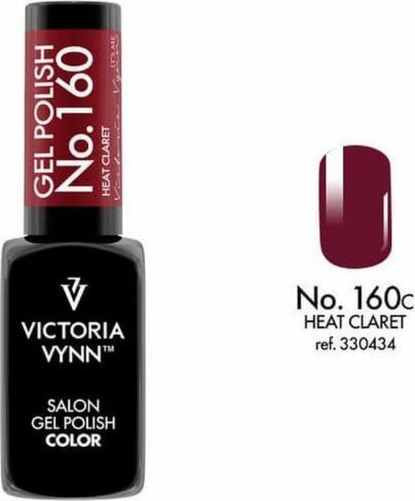 Gellak Victoria Vynn™ Gel Nagellak - Salon Gel Polish Color 160 - 8 ml. - Heat Claret