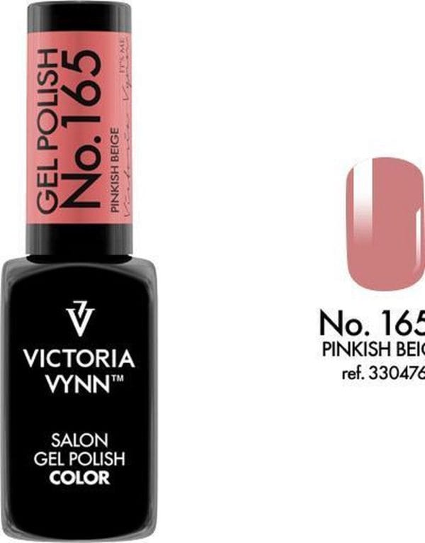 Gellak Victoria Vynn™ Gel Nagellak - Salon Gel Polish Color 165 - 8 ml. - Pinkish Beige