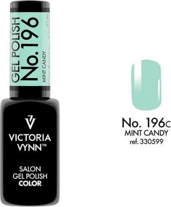 Gellak Victoria Vynn™ Gel Nagellak - Salon Gel Polish Color 196 - 8 ml. - Mint Candy