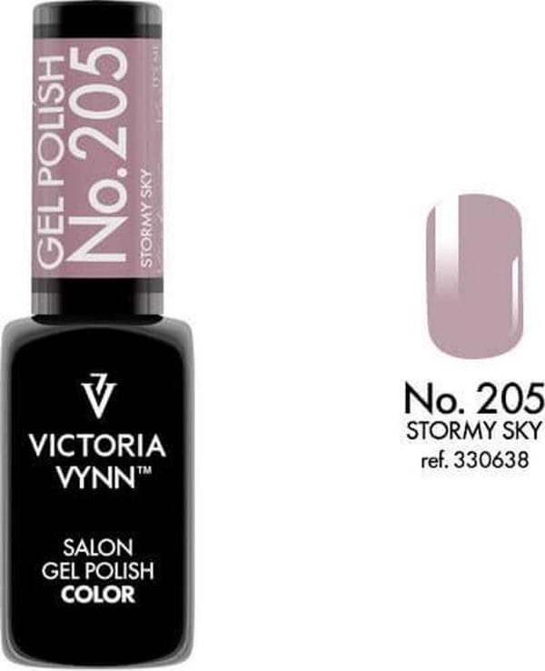 Gellak Victoria Vynn™ Gel Nagellak - Salon Gel Polish Color 205 - 8 ml. - Stormy Sky