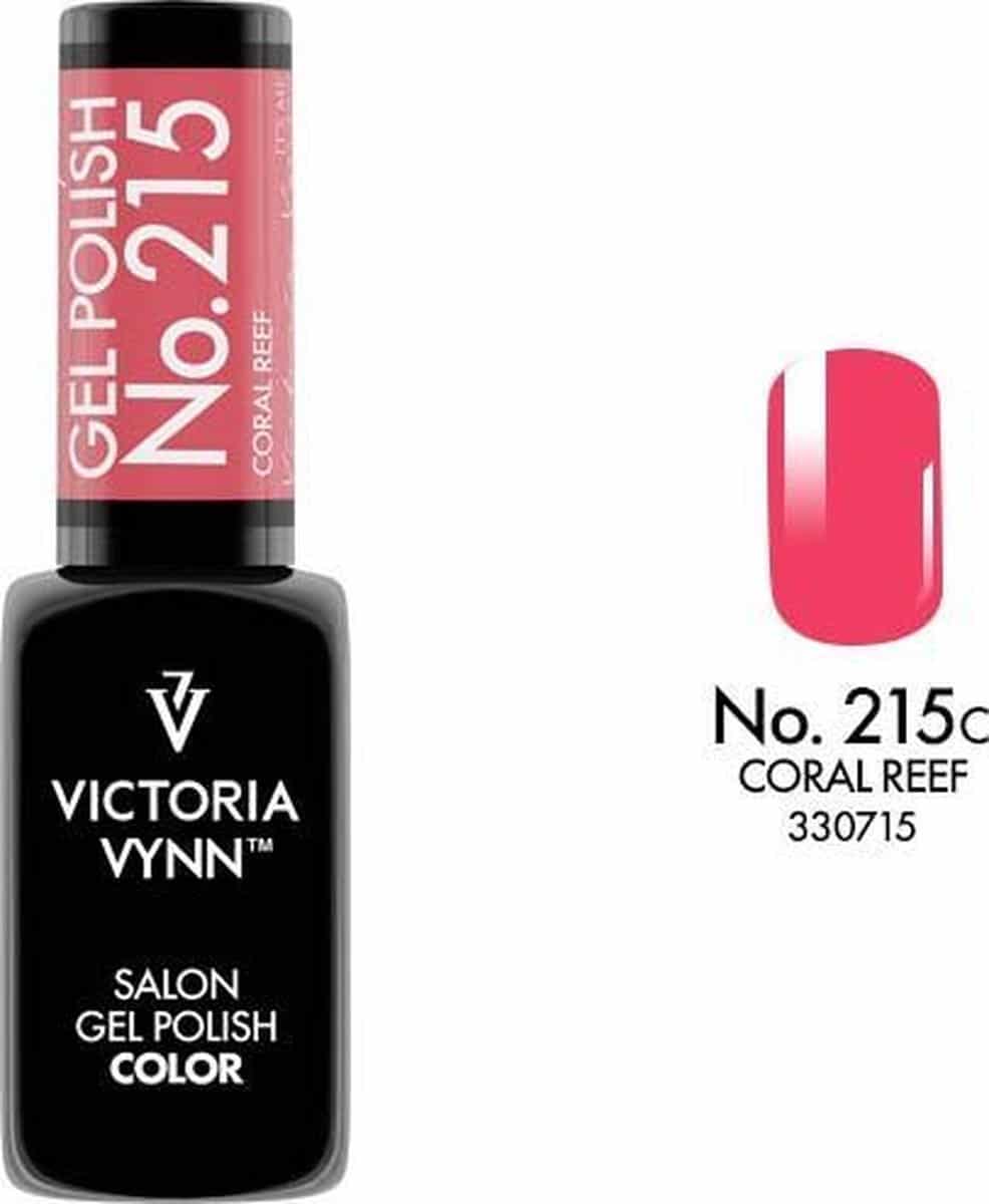 Gellak Victoria Vynn™ Gel Nagellak - Salon Gel Polish Color 215 - 8 ml. - Coral Reef
